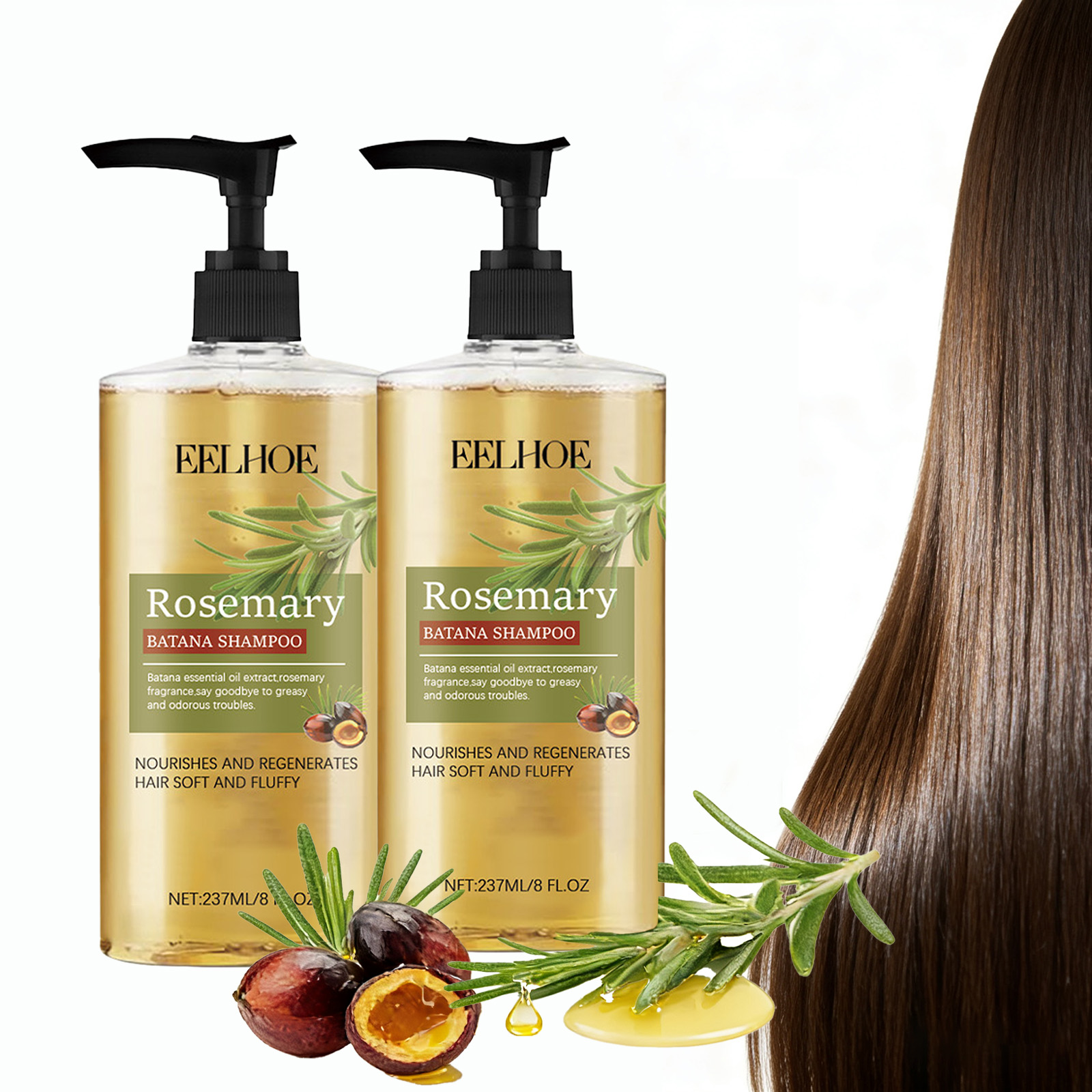 Rosemary Hair Oil - Шампунь с эфирным маслом розмарина Batana,