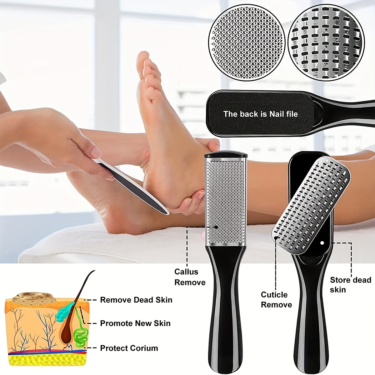 Hair Care Set - Набор инструментов для педикюра из нержавеющей