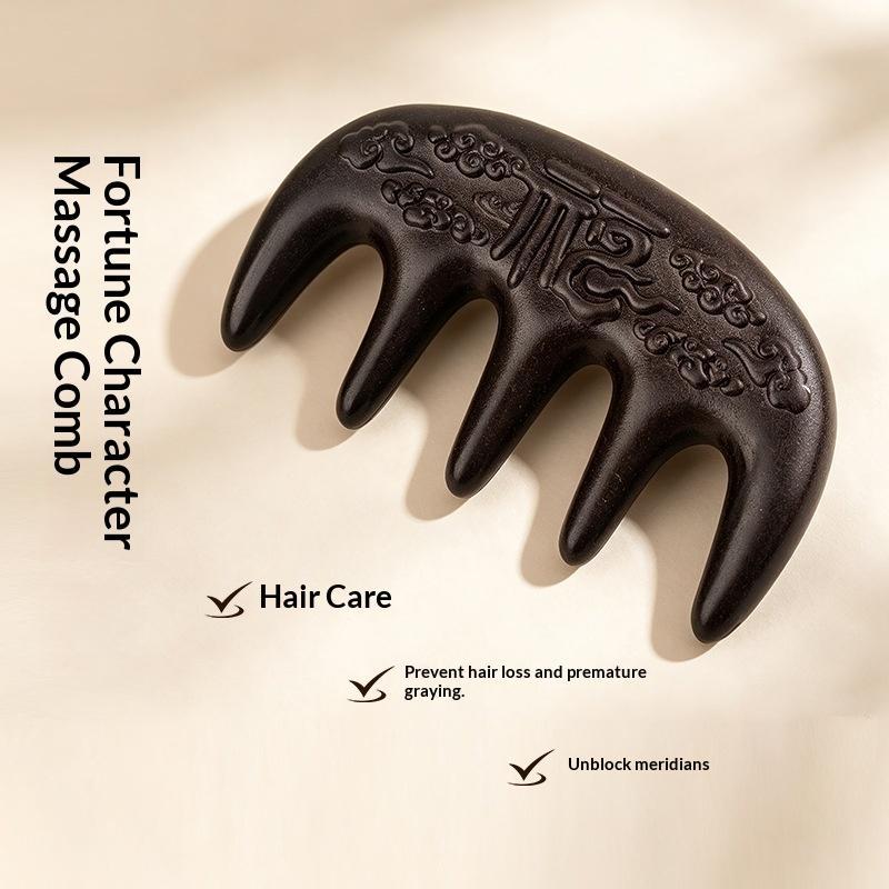 Hair Care Wella - Натуральная травяная массажная расческа для кожи