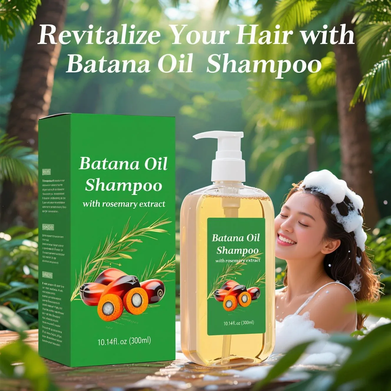 Rosemary Hair Oil - Укрепляющий шампунь с натуральным маслом розмарина