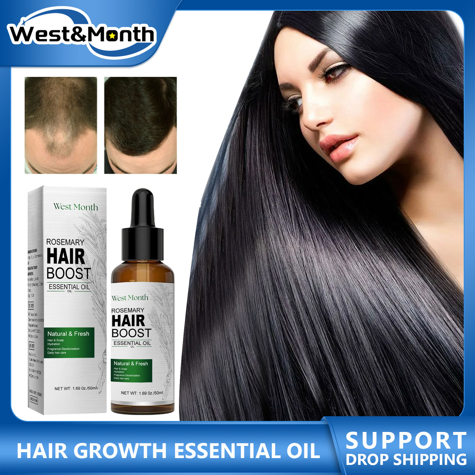 Rosemary Hair Oil - Эфирное масло для роста волос розмарин
