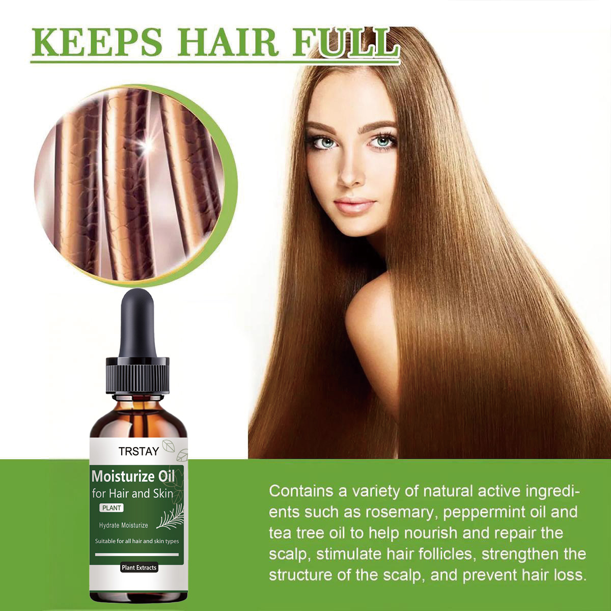 TRSTAY Эфирное масло розмарина – обзор и цена Rosemary Hair Oil