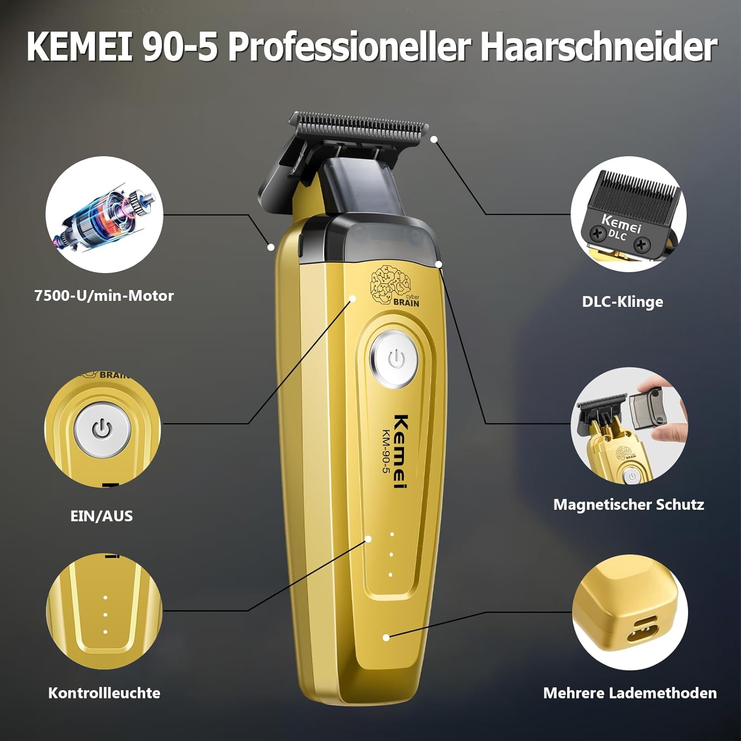 Машинка для стрижки волос KEME – обзор и цена Hair Care Clinic
