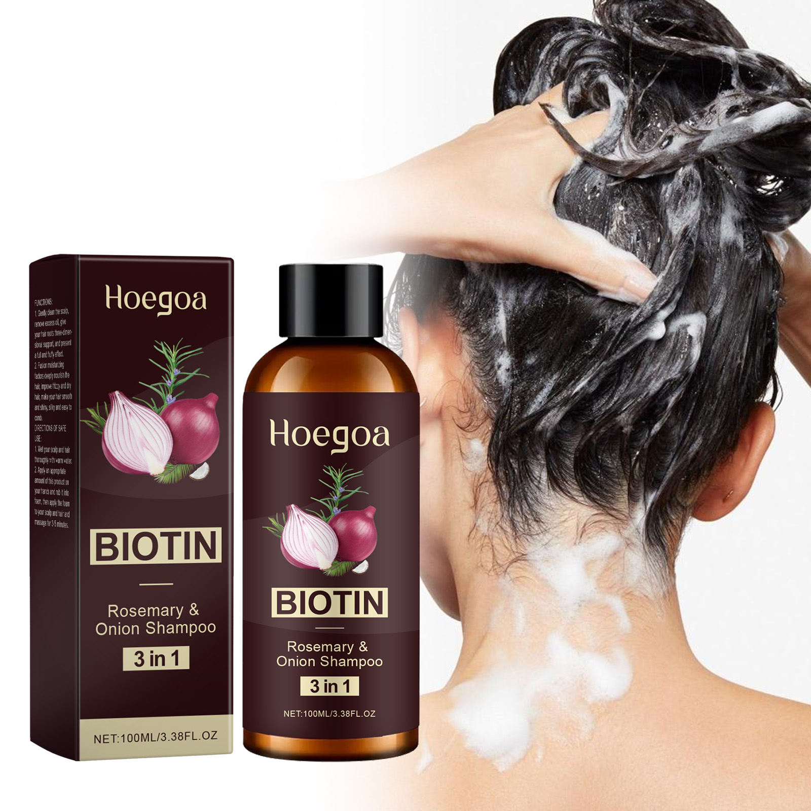 Шампунь с биотином розмарина 3 – обзор и цена Biotin Shampoo Thickening