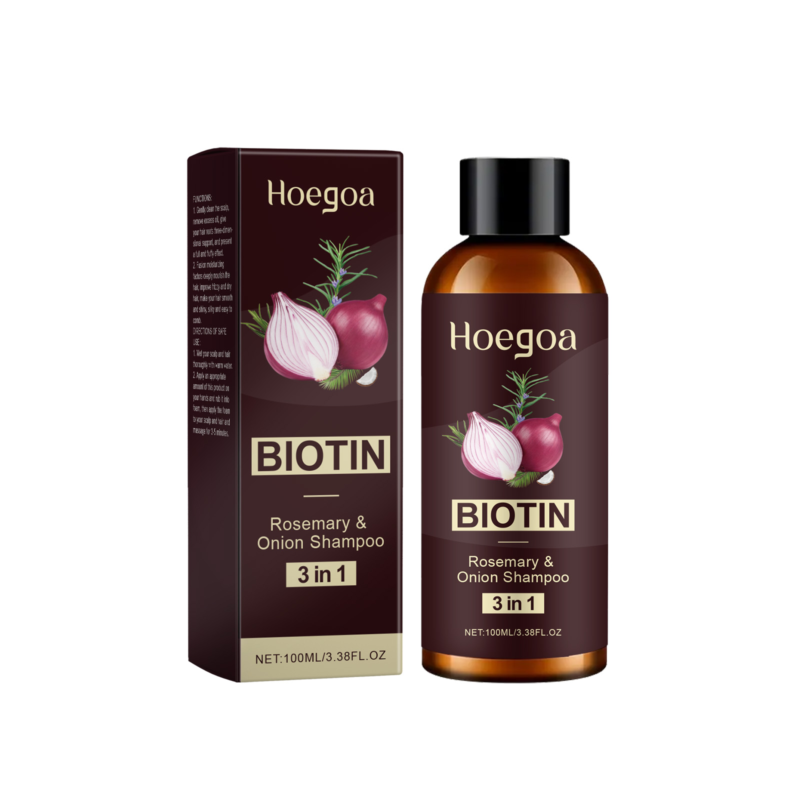 Шампунь с биотином розмарина 3 – обзор и цена Biotin Shampoo Thickening